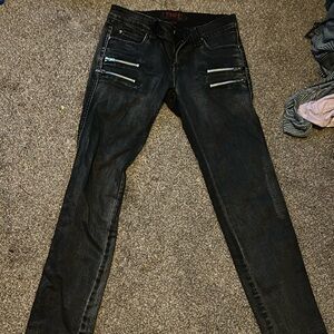 Tripp Nyc skinny jeans with zippers